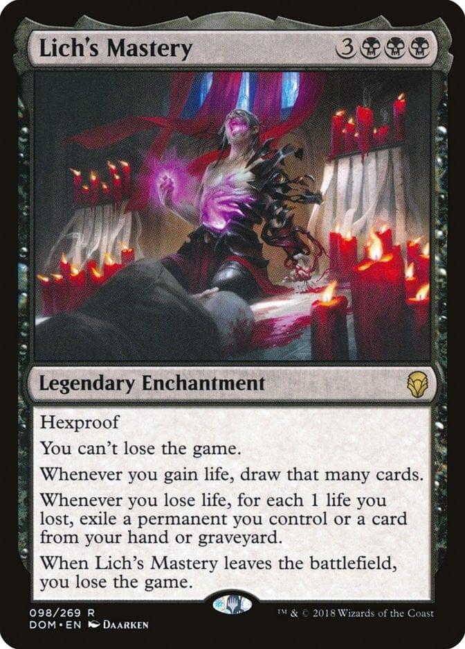 Magic: The Gathering MTG Single Lich's Mastery [Dominaria]