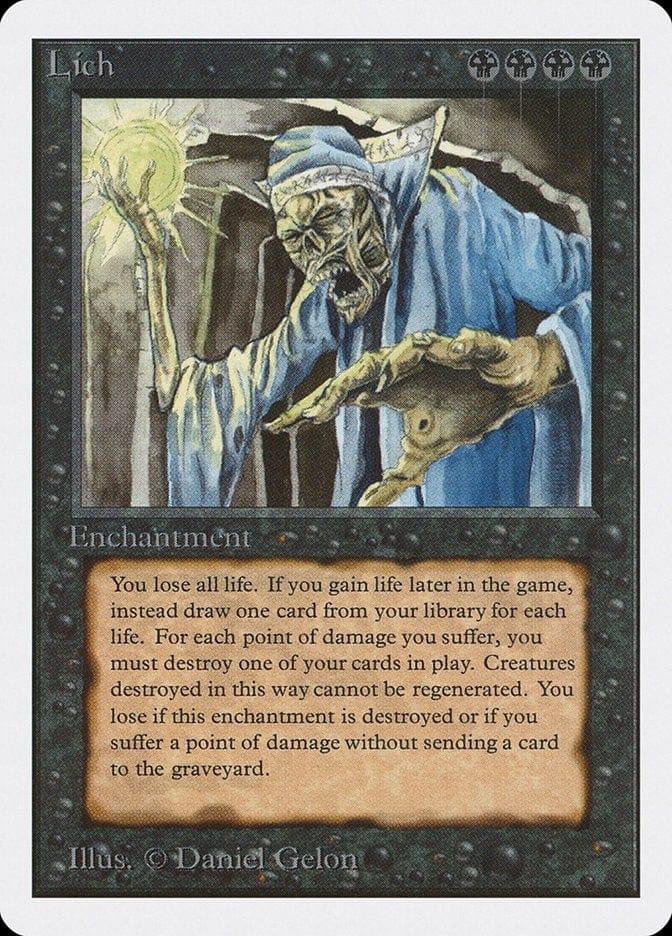 Magic: The Gathering MTG Single Lich [Unlimited Edition]