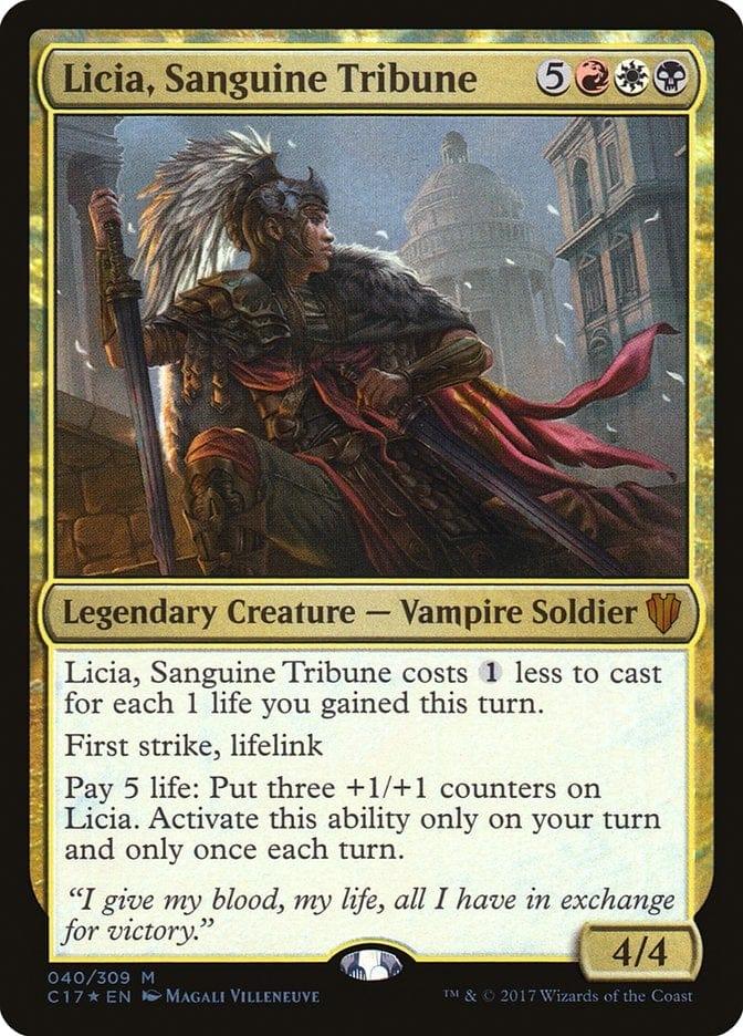 Magic: The Gathering MTG Single Licia, Sanguine Tribune [Commander 2017]