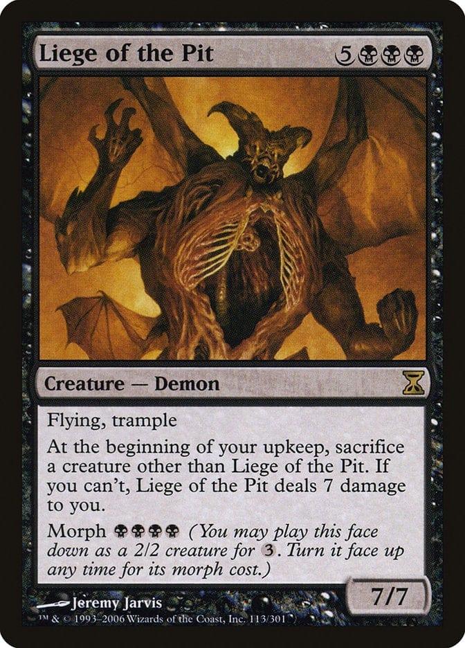 Magic: The Gathering MTG Single Liege of the Pit [Time Spiral]