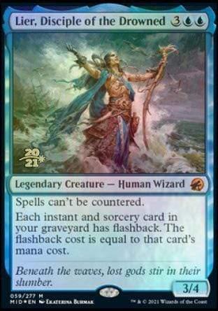 Magic: The Gathering MTG Single Lier, Disciple of the Drowned [Innistrad: Midnight Hunt Prerelease Promos]