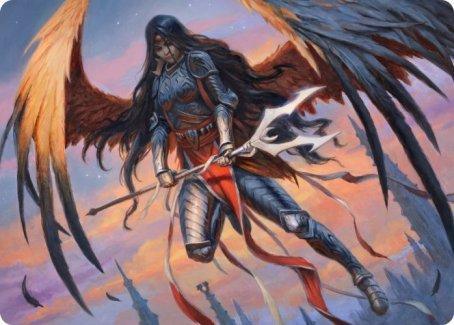 Magic: The Gathering MTG Single Liesa, Forgotten Archangel Art Card [Innistrad: Midnight Hunt Art Series]