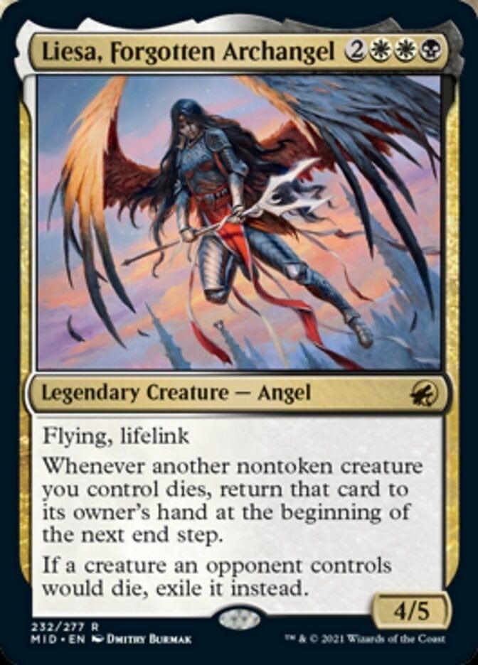 Magic: The Gathering MTG Single Liesa, Forgotten Archangel [Innistrad: Midnight Hunt]