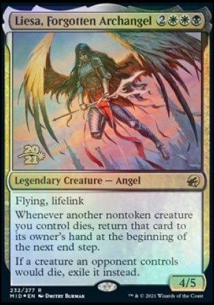 Magic: The Gathering MTG Single Liesa, Forgotten Archangel [Innistrad: Midnight Hunt Prerelease Promos]