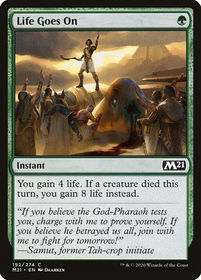 Magic: The Gathering MTG Single Life Goes On [Core Set 2021]