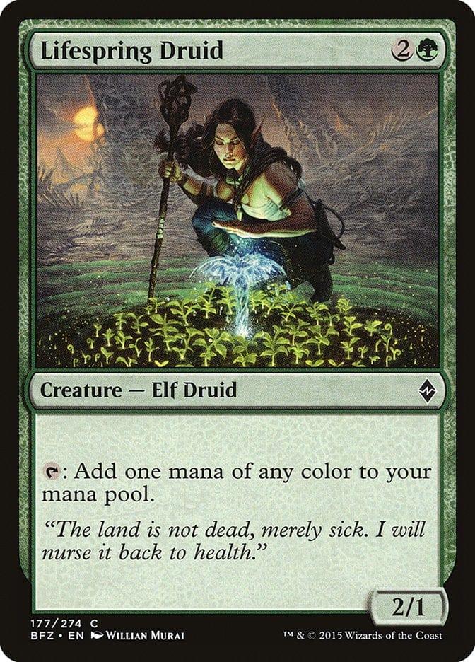 Magic: The Gathering MTG Single Lifespring Druid [Battle for Zendikar]