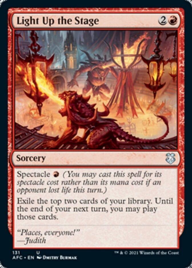 Magic: The Gathering MTG Single Light Up the Stage [Dungeons & Dragons: Adventures in the Forgotten Realms Commander]