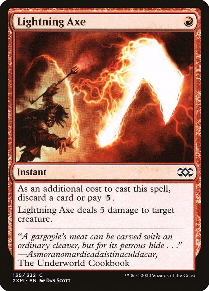 Magic: The Gathering MTG Single Lightning Axe [Double Masters]