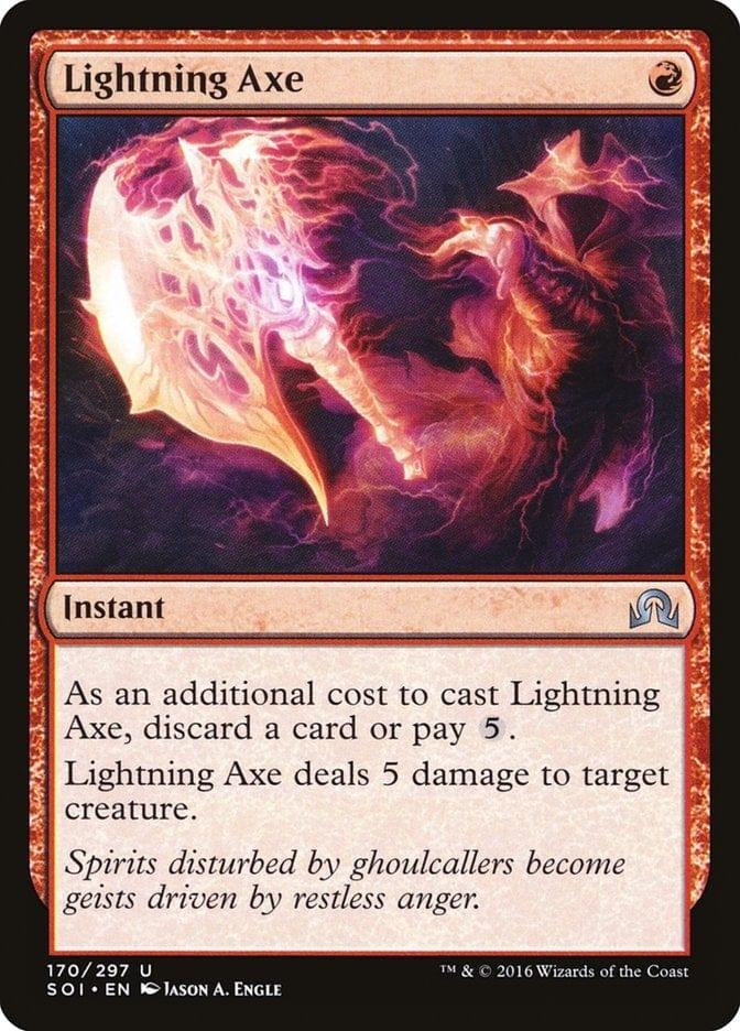 Magic: The Gathering MTG Single Lightning Axe [Shadows over Innistrad]