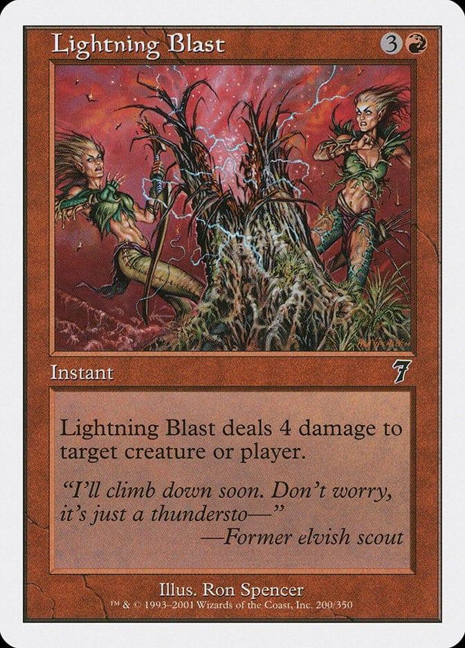 Magic: The Gathering MTG Single Lightning Blast [Seventh Edition]