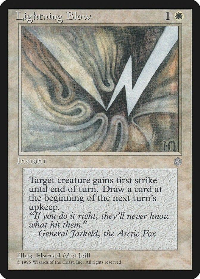 Magic: The Gathering MTG Single Lightning Blow [Ice Age]