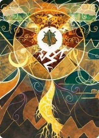 Magic: The Gathering MTG Single Lightning Bolt Art Card [Strixhaven: School of Mages Art Series]