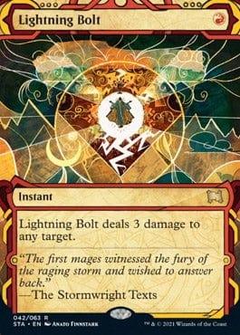 Magic: The Gathering MTG Single Lightning Bolt (Etched Foil) [Strixhaven Mystical Archive]