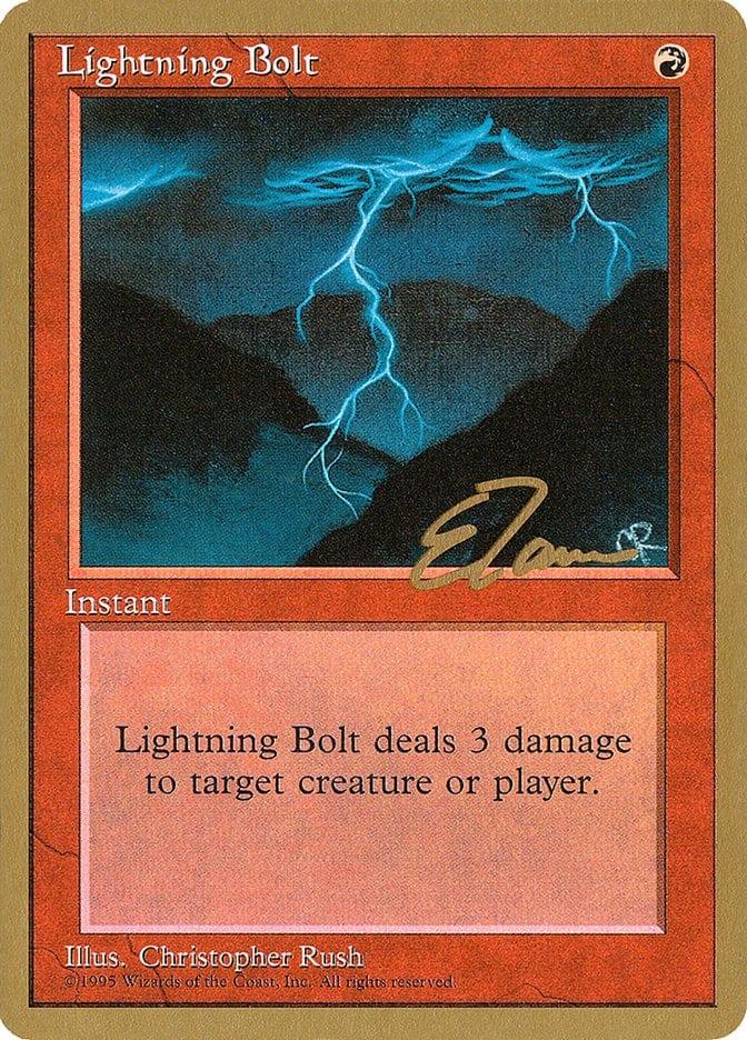 Magic: The Gathering MTG Single Lightning Bolt [Pro Tour Collector Set]
