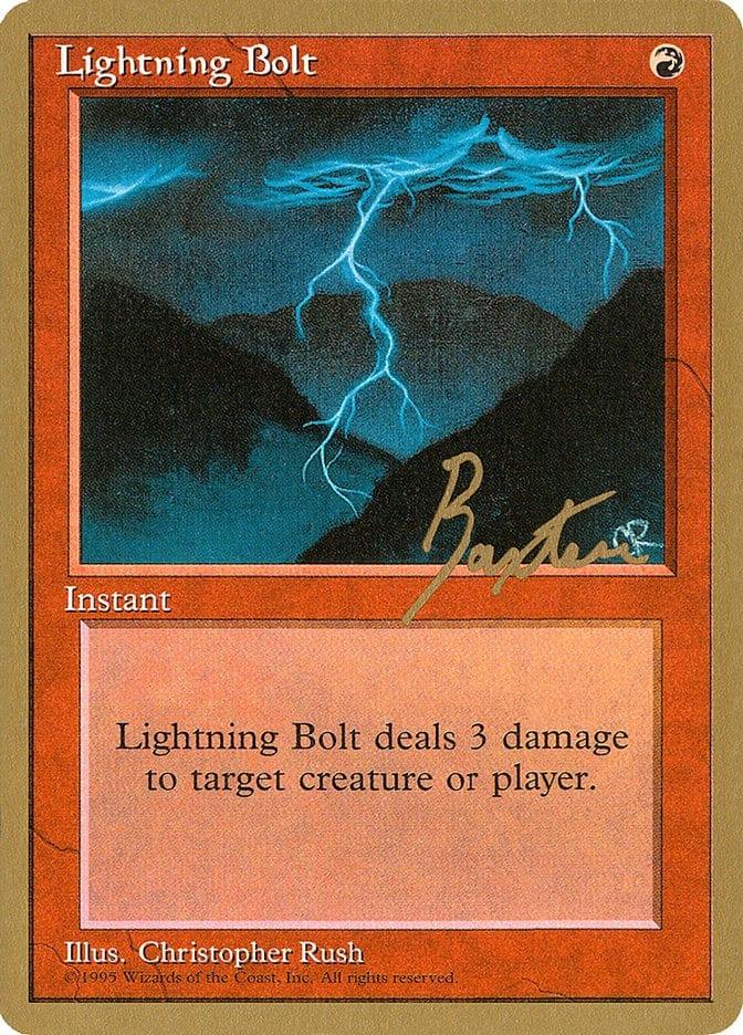 Magic: The Gathering MTG Single Lightning Bolt [Pro Tour Collector Set]