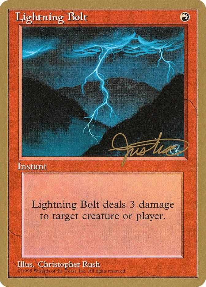 Magic: The Gathering MTG Single Lightning Bolt [Pro Tour Collector Set]