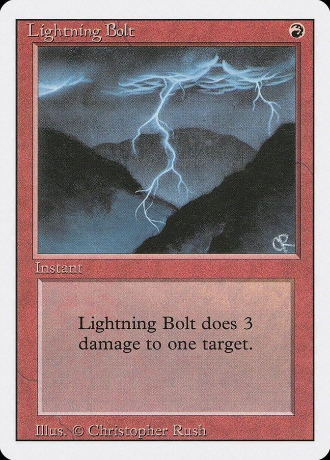 Magic: The Gathering MTG Single Lightning Bolt [Revised Edition]