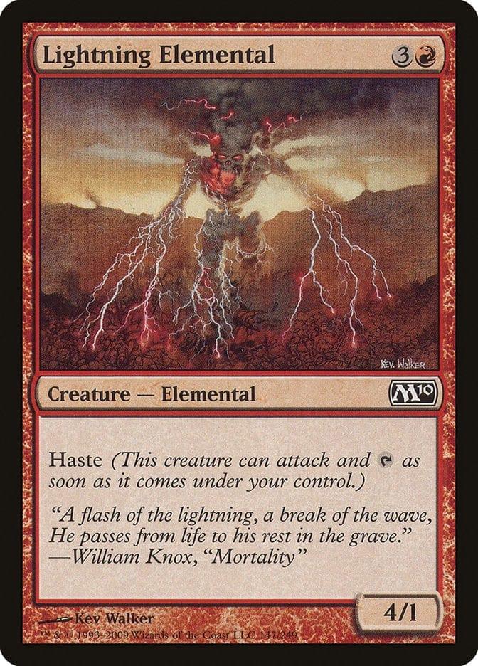 Magic: The Gathering MTG Single Lightning Elemental [Magic 2010]