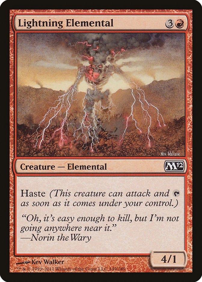 Magic: The Gathering MTG Single Lightning Elemental [Magic 2012]