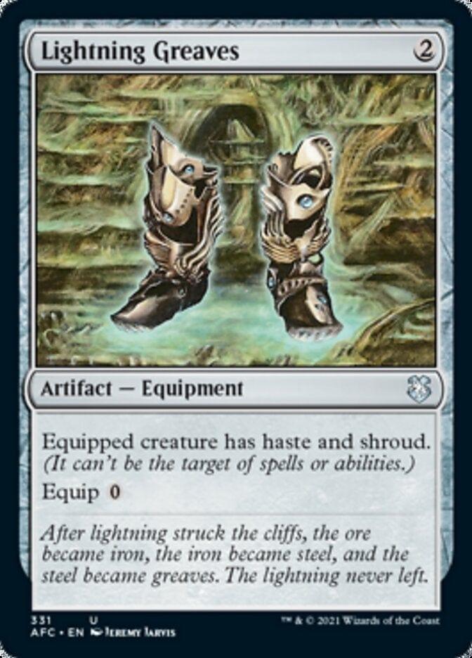 Magic: The Gathering MTG Single Lightning Greaves [Dungeons & Dragons: Adventures in the Forgotten Realms Commander]