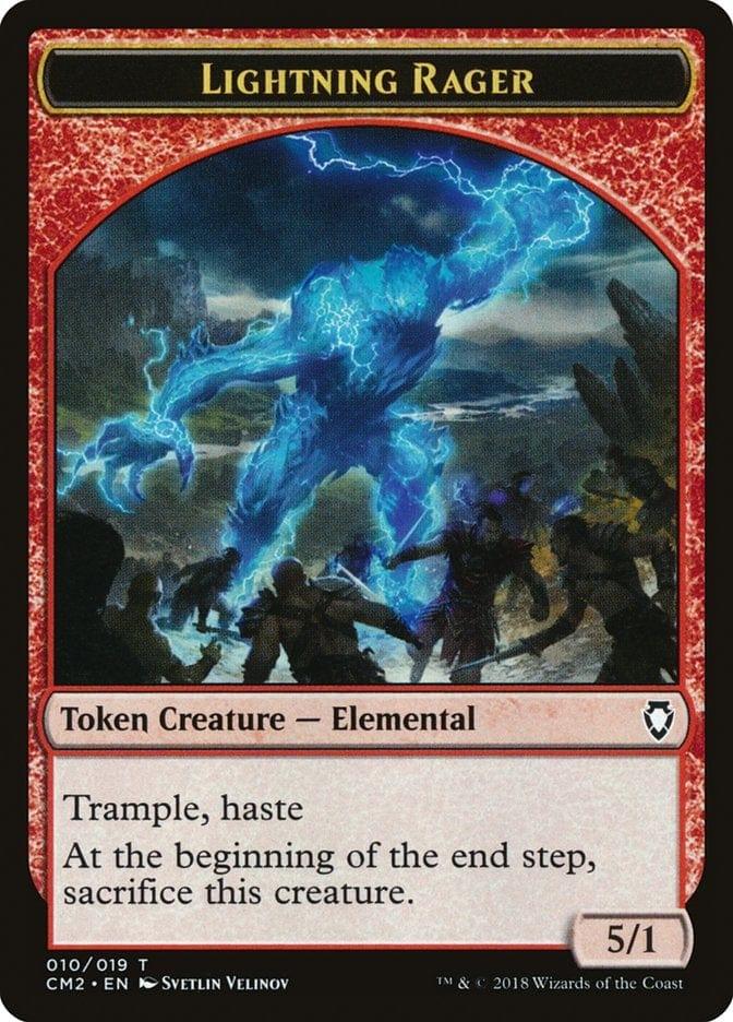 Magic: The Gathering MTG Single Lightning Rager [Commander Anthology Volume II Tokens]