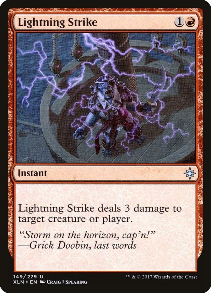 Magic: The Gathering MTG Single Lightning Strike [Ixalan]