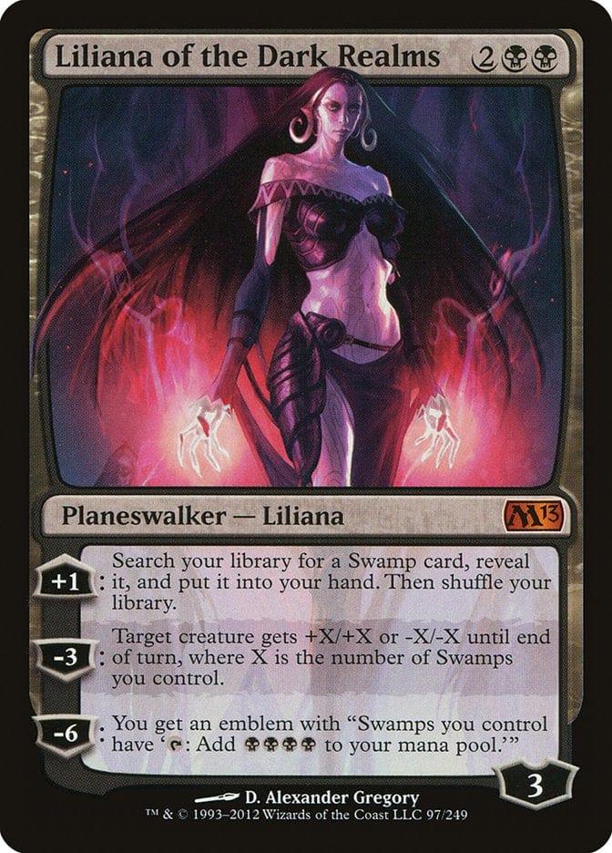 Magic: The Gathering MTG Single Liliana of the Dark Realms [Magic 2013]
