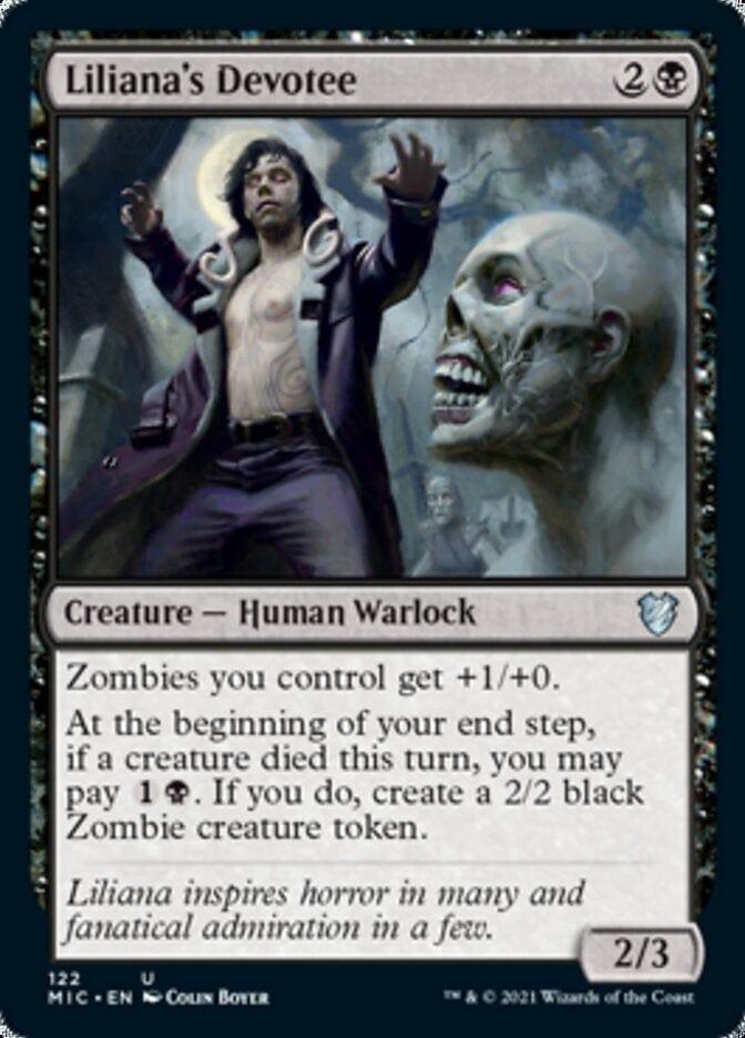 Magic: The Gathering MTG Single Liliana's Devotee [Innistrad: Midnight Hunt Commander]