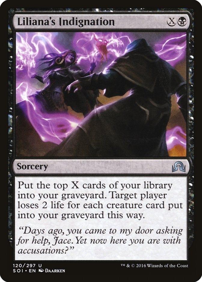 Magic: The Gathering MTG Single Liliana's Indignation [Shadows over Innistrad]