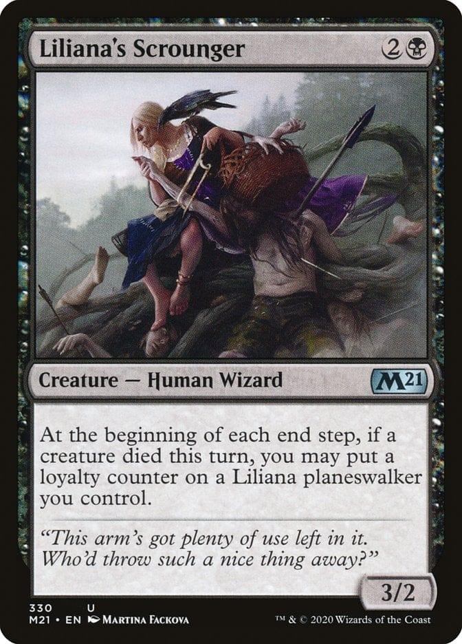 Magic: The Gathering MTG Single Liliana's Scrounger [Core Set 2021]