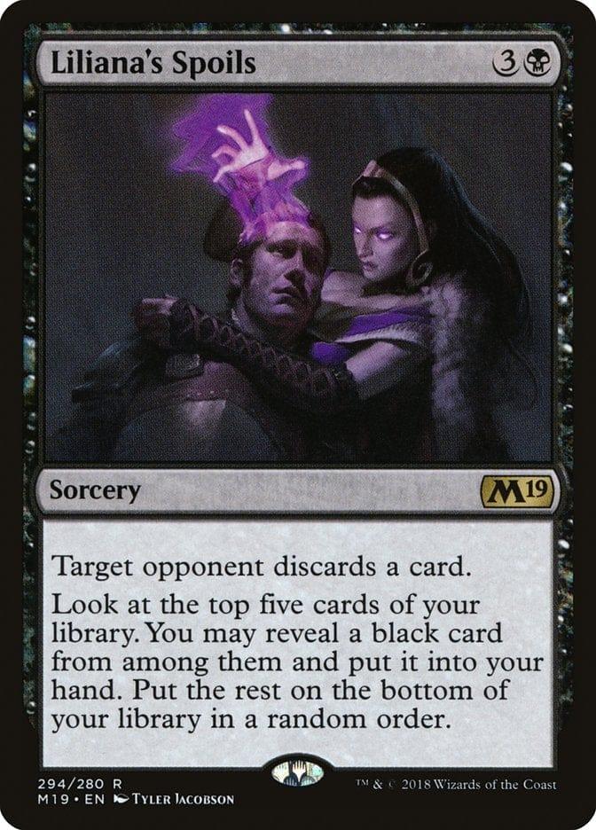 Magic: The Gathering MTG Single Liliana's Spoils [Core Set 2019]