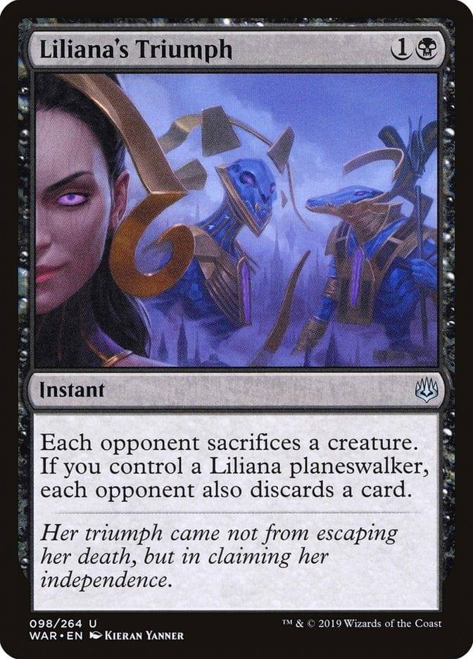 Magic: The Gathering MTG Single Liliana's Triumph [War of the Spark]
