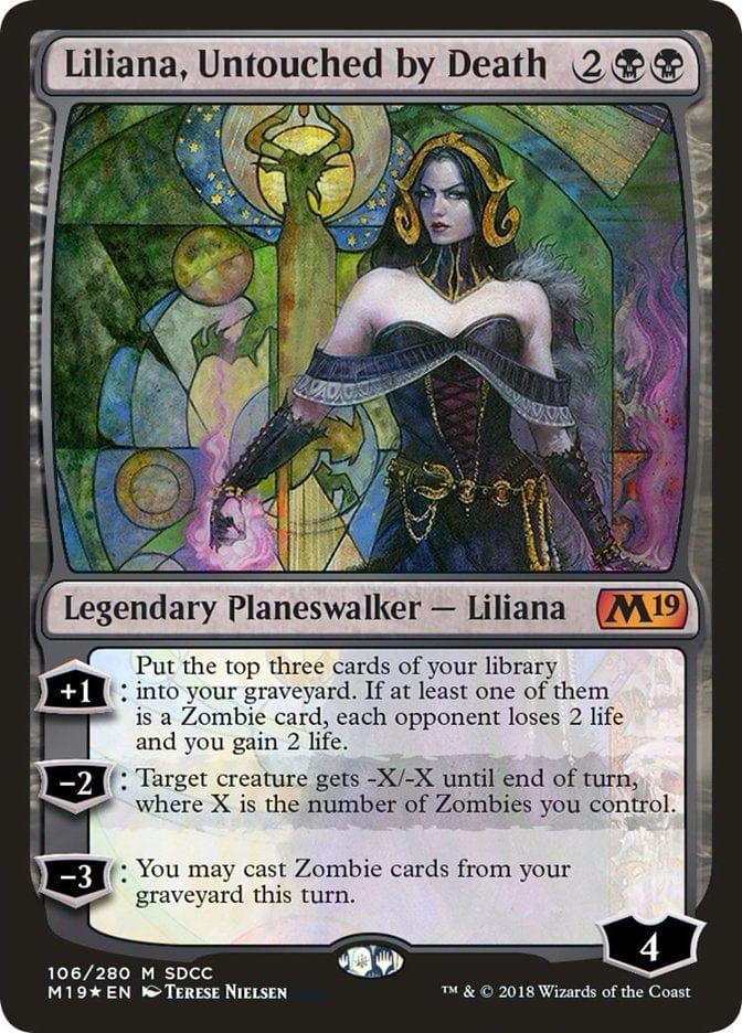 Magic: The Gathering MTG Single Liliana, Untouched by Death [San Diego Comic-Con 2018]