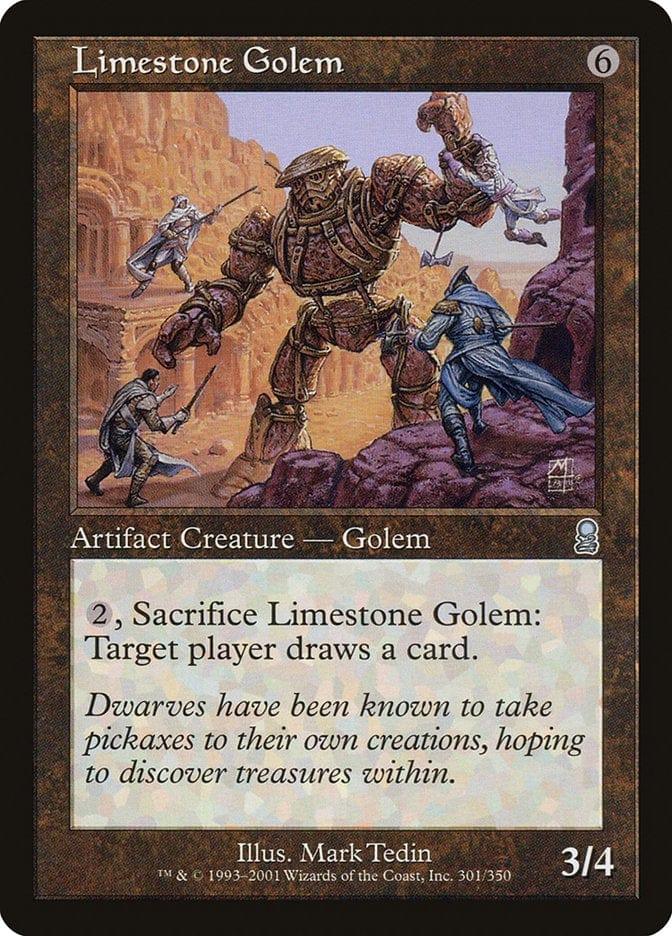 Magic: The Gathering MTG Single Limestone Golem [Odyssey]