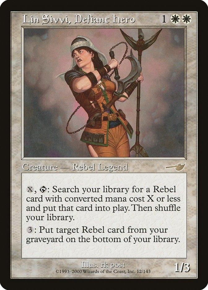 Magic: The Gathering MTG Single Lin Sivvi, Defiant Hero [Nemesis]