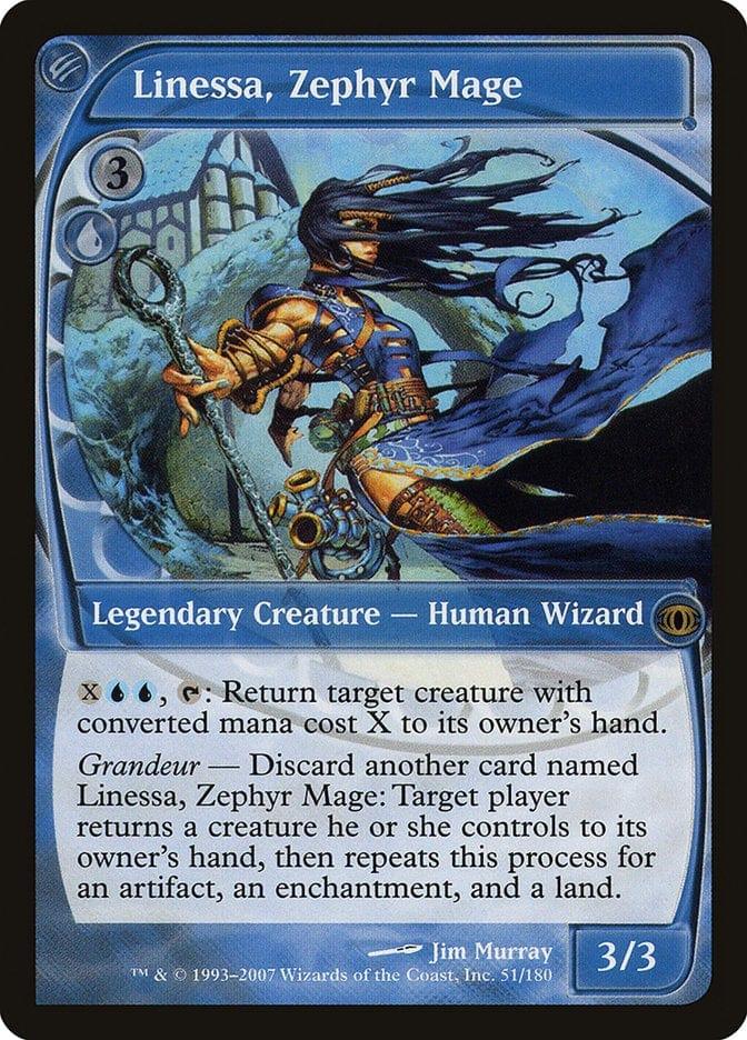 Magic: The Gathering MTG Single Linessa, Zephyr Mage [Future Sight]