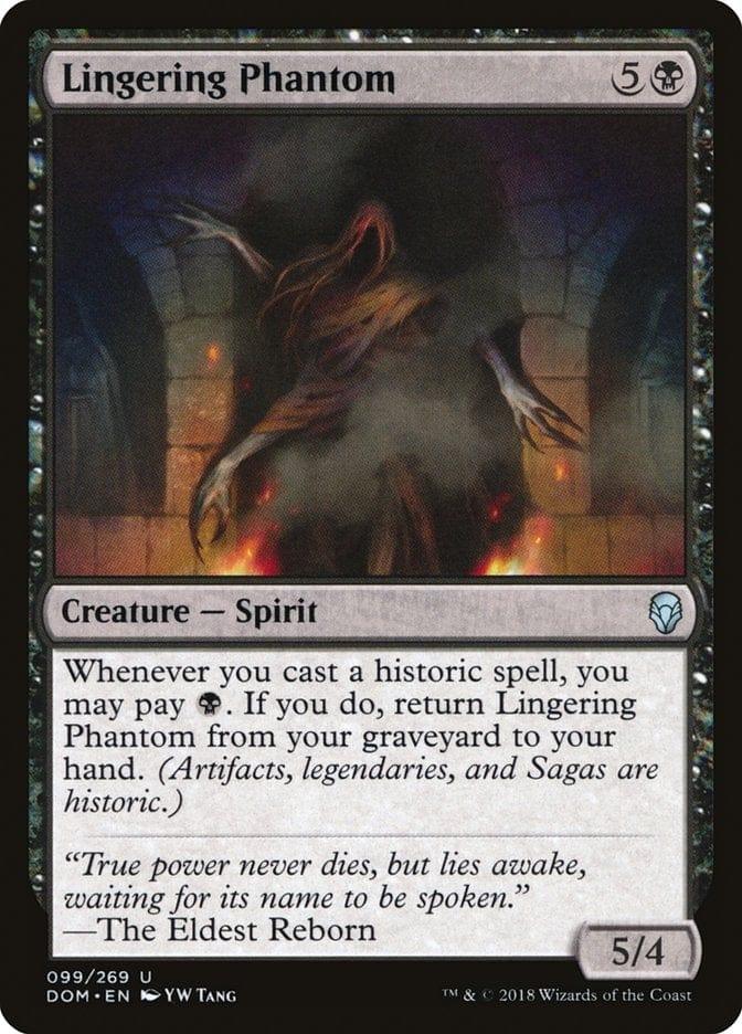 Magic: The Gathering MTG Single Lingering Phantom [Dominaria]