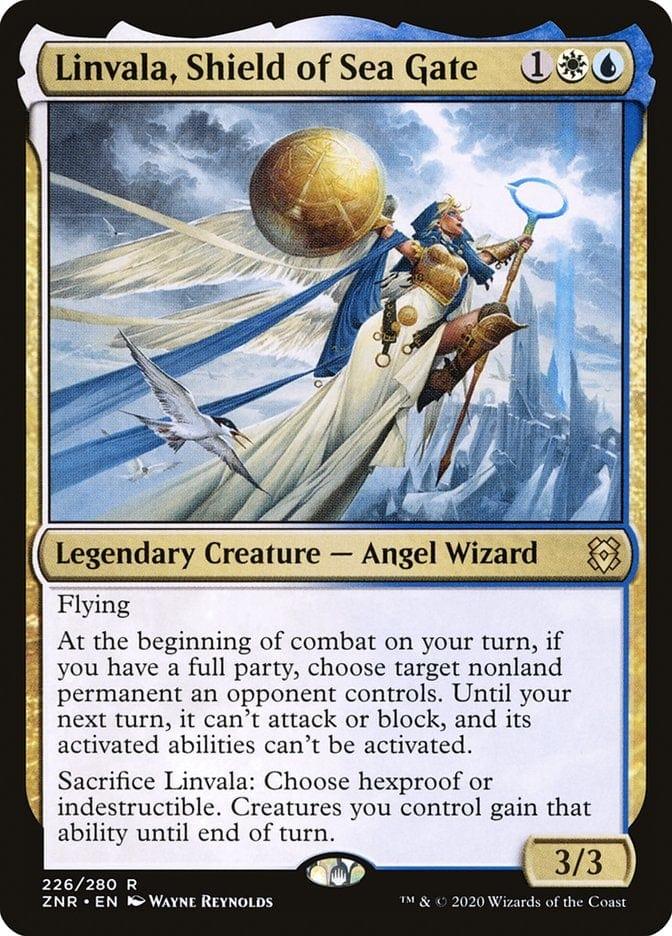 Magic: The Gathering MTG Single Linvala, Shield of Sea Gate [Zendikar Rising]
