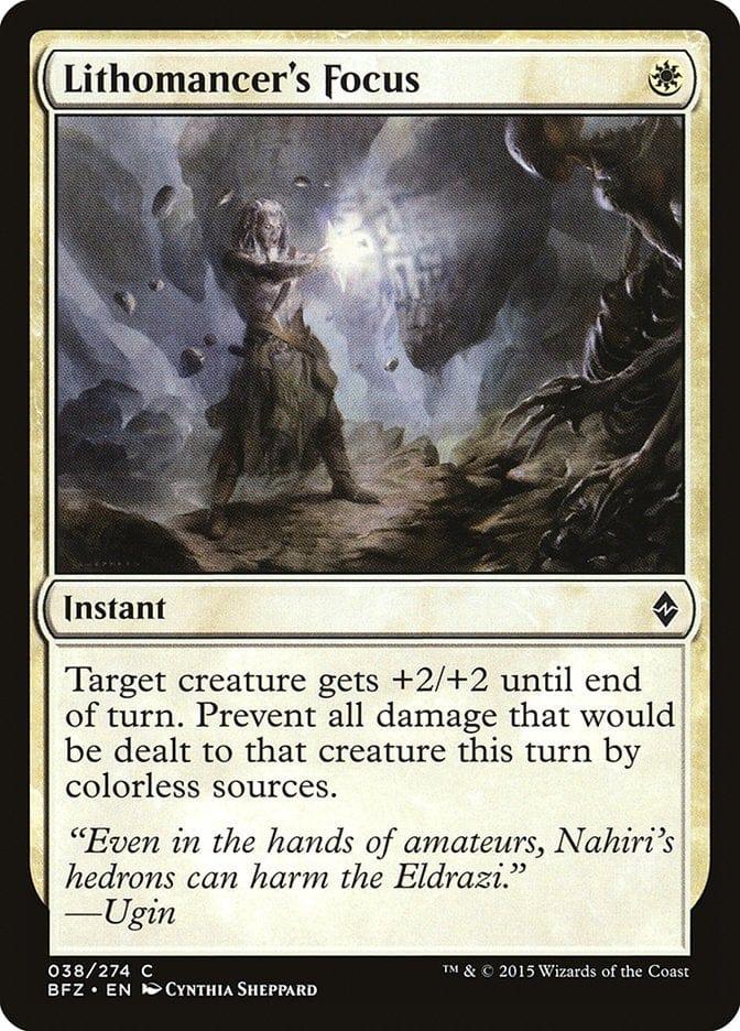 Magic: The Gathering MTG Single Lithomancer's Focus [Battle for Zendikar]