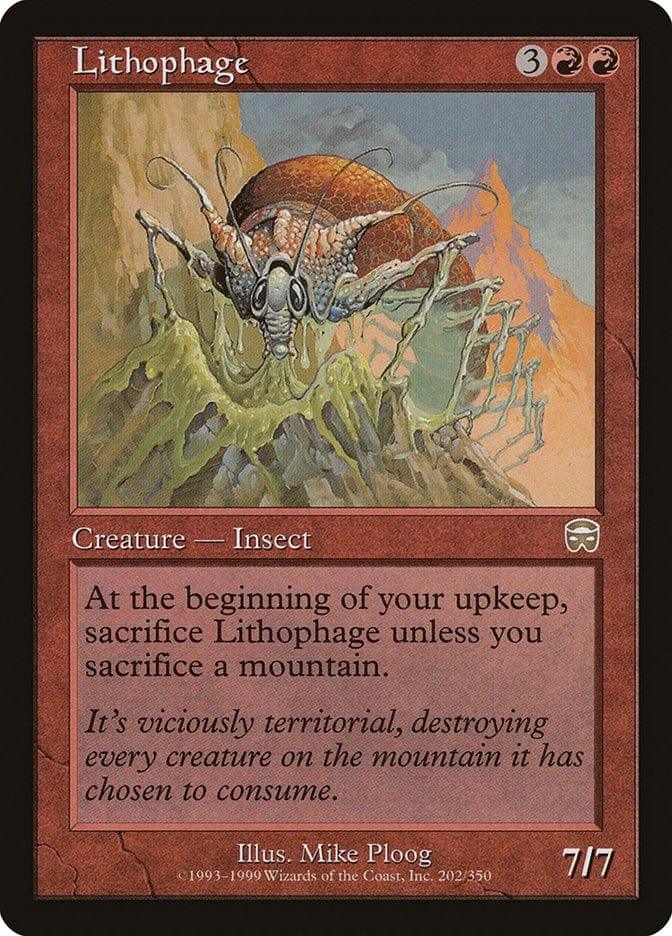 Magic: The Gathering MTG Single Lithophage [Mercadian Masques]