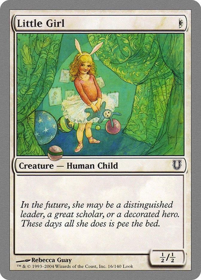 Magic: The Gathering MTG Single Little Girl [Unhinged]