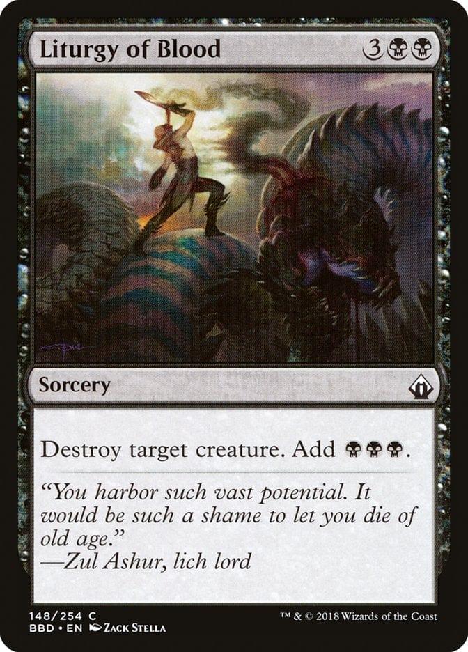 Magic: The Gathering MTG Single Liturgy of Blood [Battlebond]