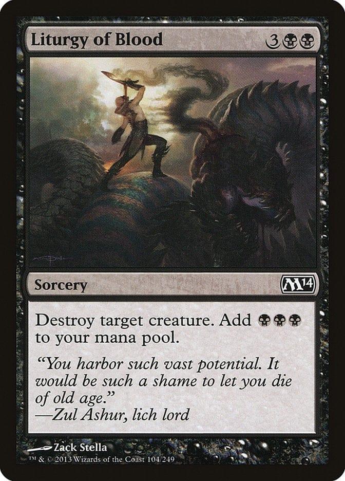 Magic: The Gathering MTG Single Liturgy of Blood [Magic 2014]