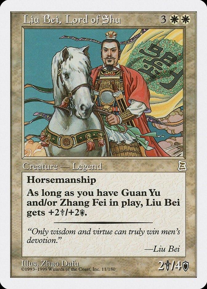 Magic: The Gathering MTG Single Liu Bei, Lord of Shu [Portal Three Kingdoms]