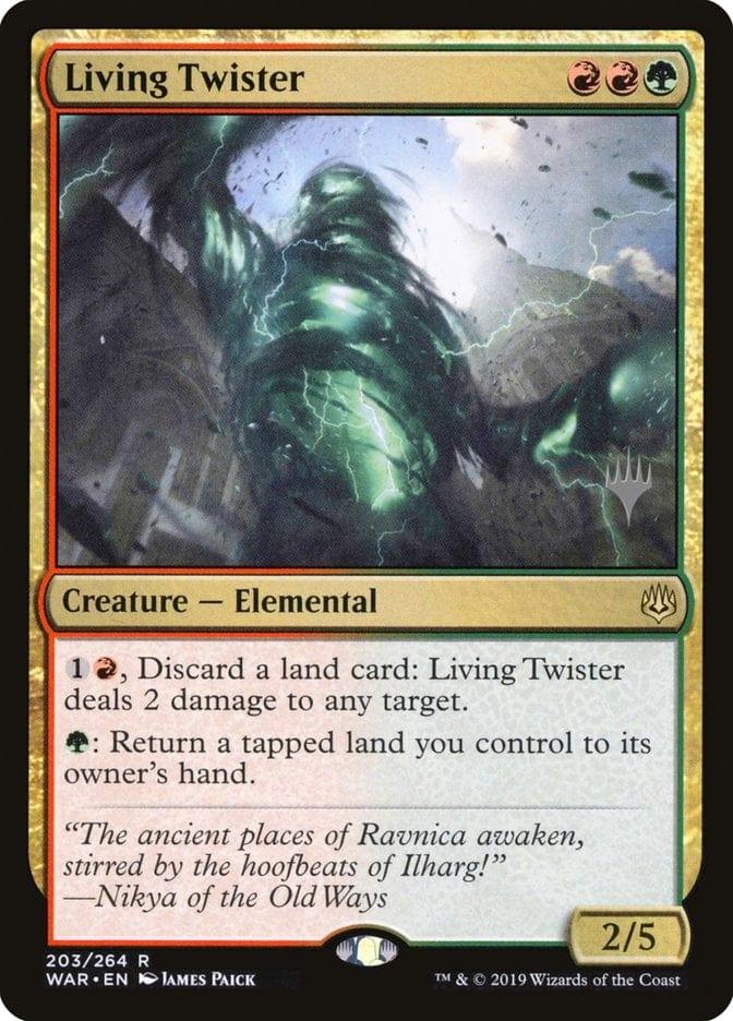 Magic: The Gathering MTG Single Living Twister (Promo Pack) [War of the Spark Promos]