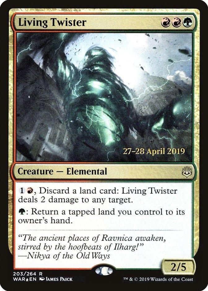 Magic: The Gathering MTG Single Living Twister  [War of the Spark Prerelease Promos]