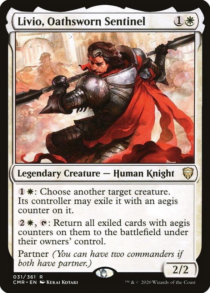 Magic: The Gathering MTG Single Livio, Oathsworn Sentinel [Commander Legends]