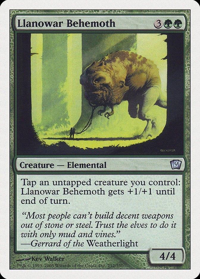 Magic: The Gathering MTG Single Llanowar Behemoth [Ninth Edition]