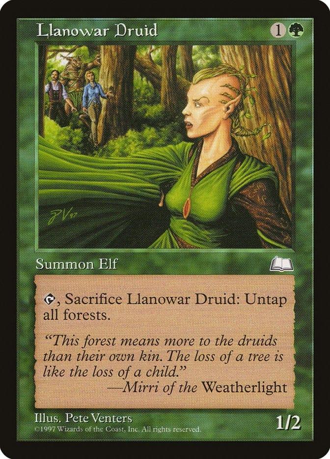 Magic: The Gathering MTG Single Llanowar Druid [Weatherlight]