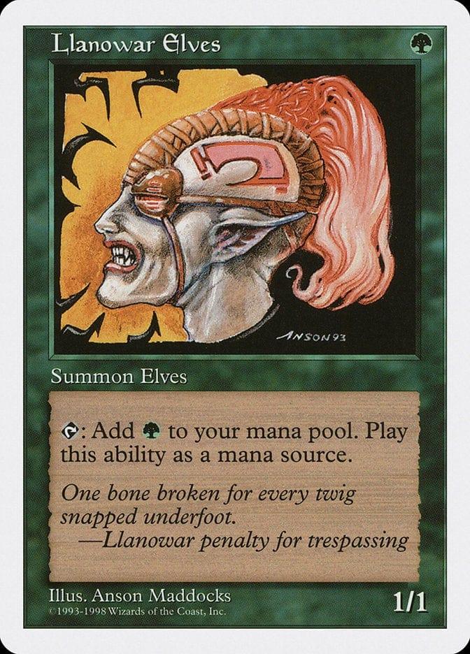 Magic: The Gathering MTG Single Llanowar Elves [Anthologies]